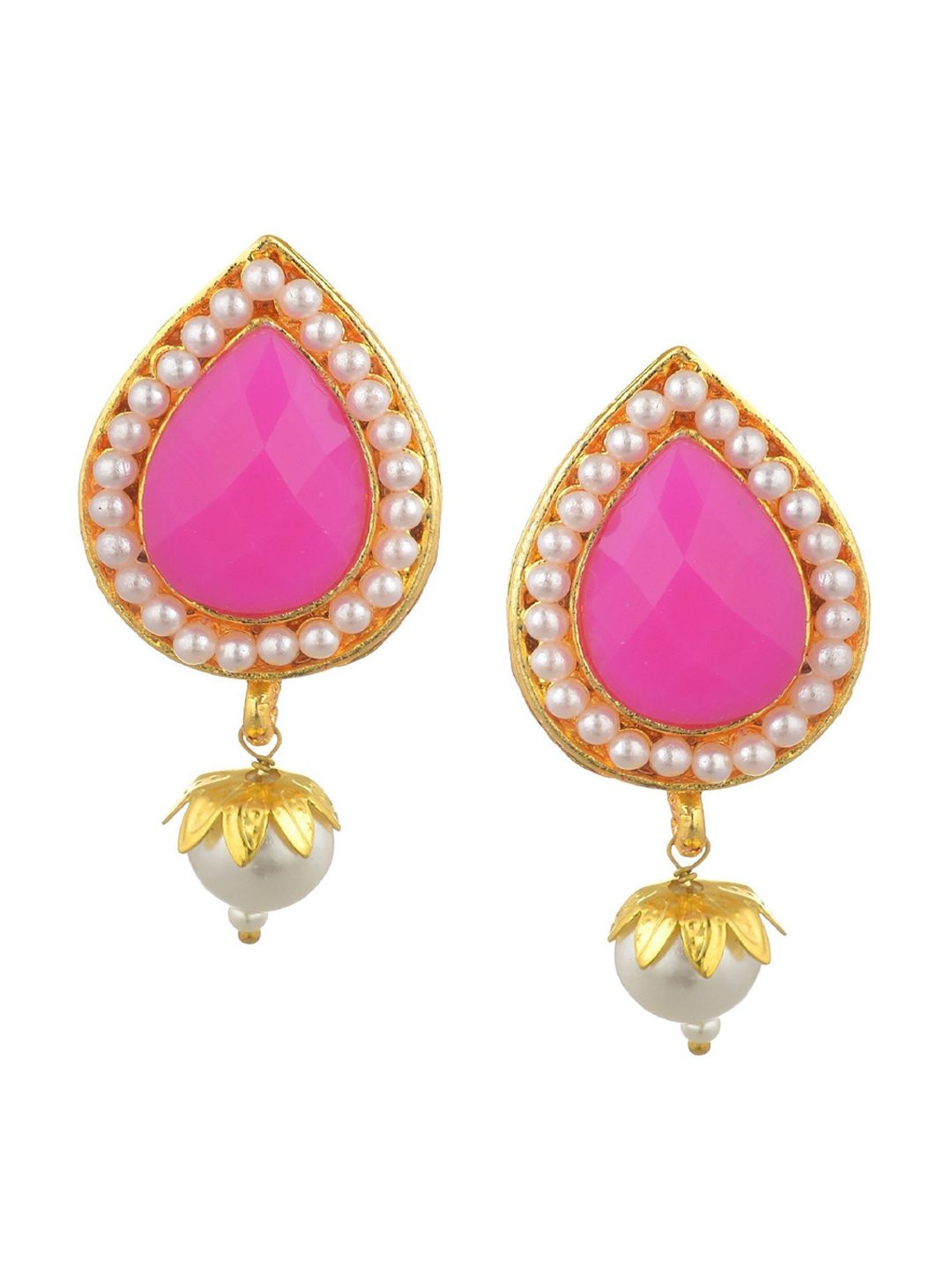 Kshitij Jewels Purple Contemporary Studs Earrings Price in India