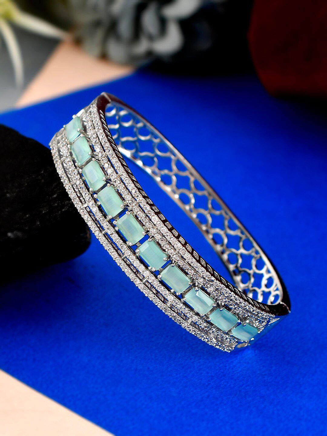 Silvermerc Designs Women Silver Bracelet Price in India