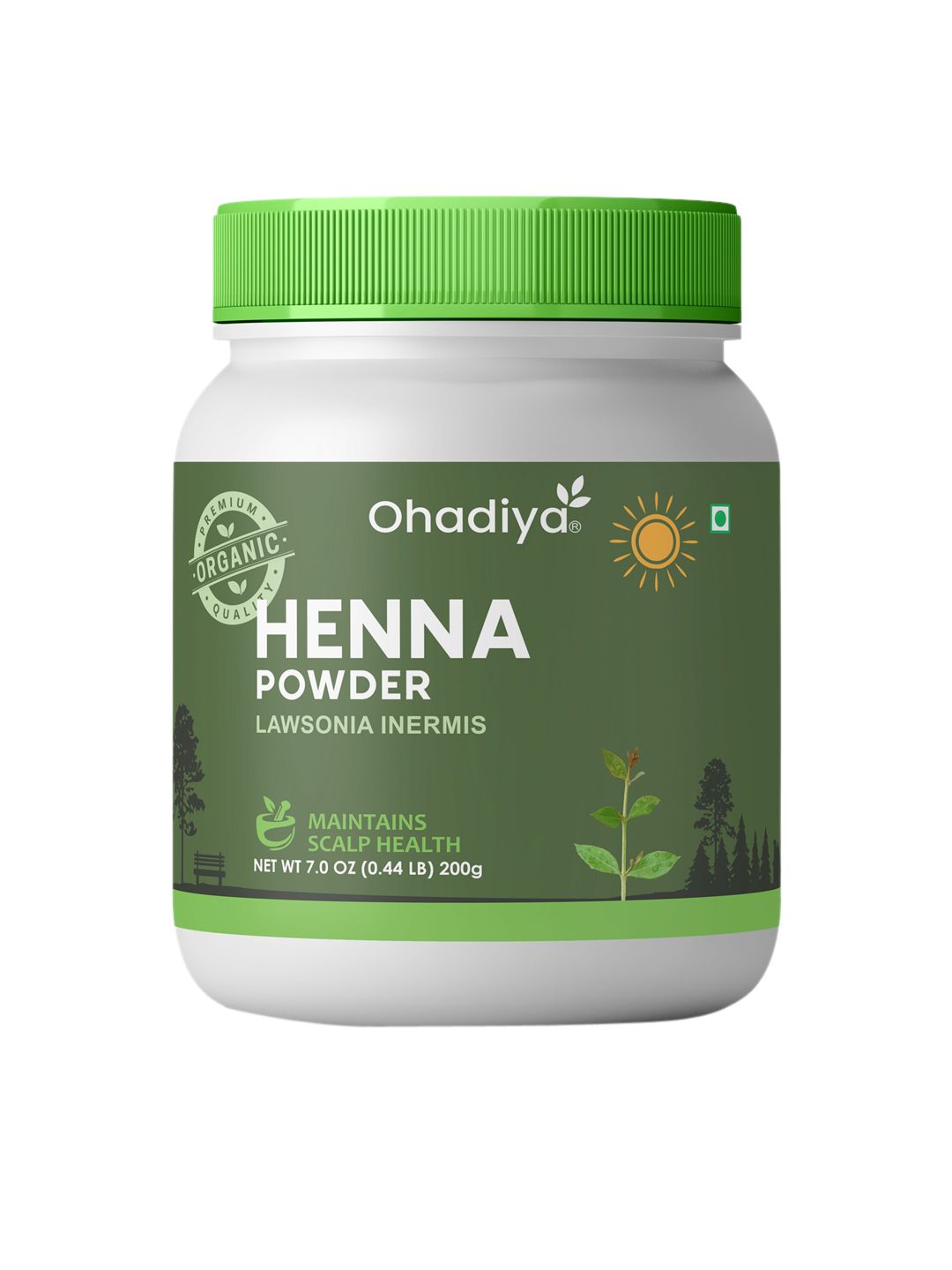 Ohadiya Premium Organic Henna Powder For Scalp Health - 200 g Price in India