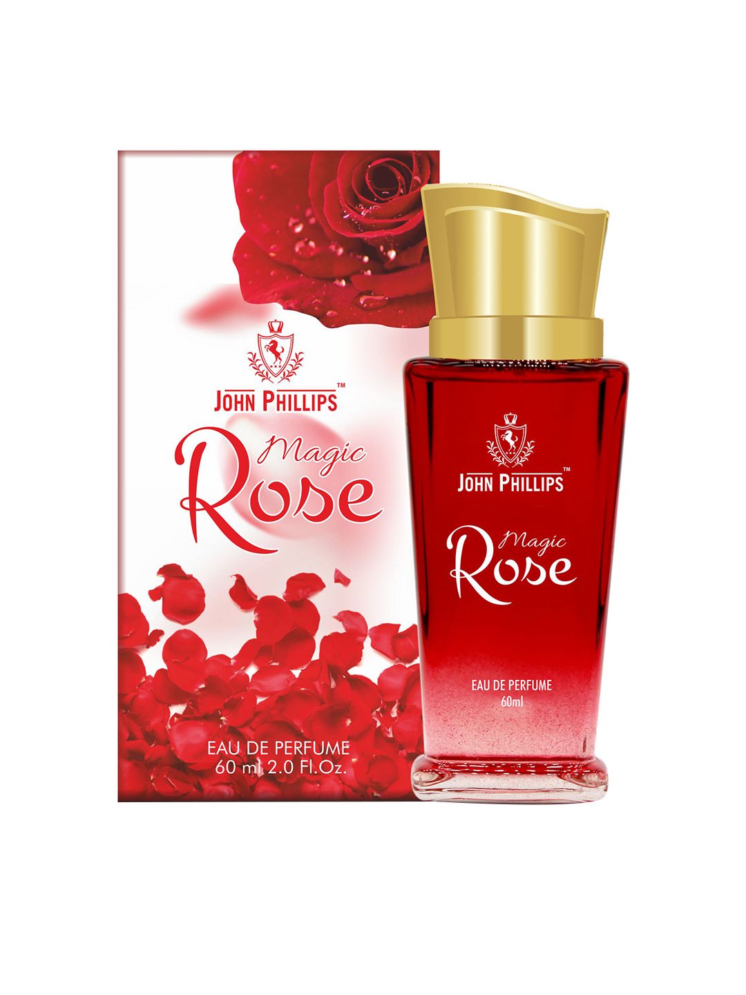 JOHN PHILLIPS Magic Rose Daily Wear Casual Eau De French Perfume 60ml Price in India