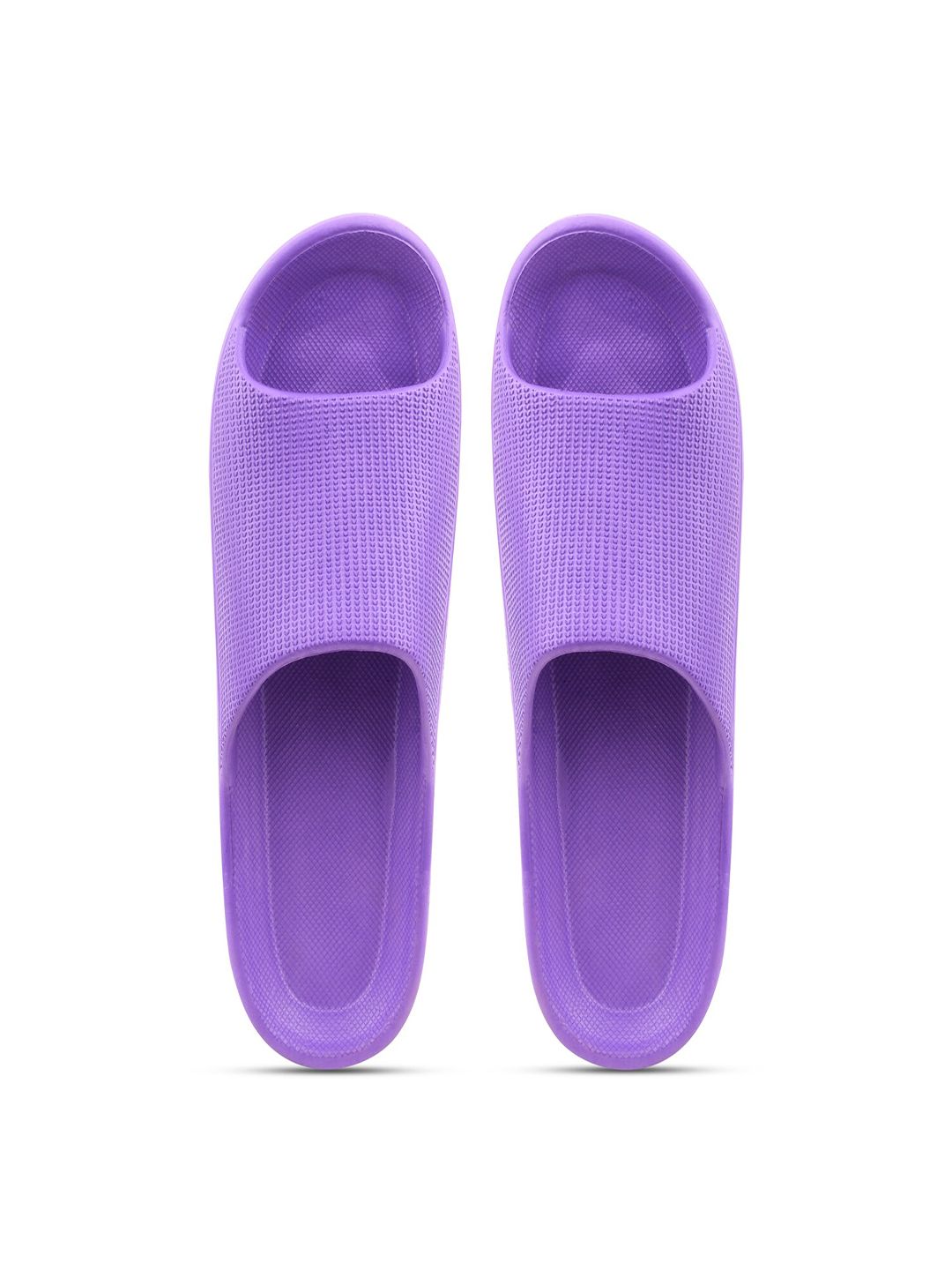 BEONZA Women Purple Sliders Price in India
