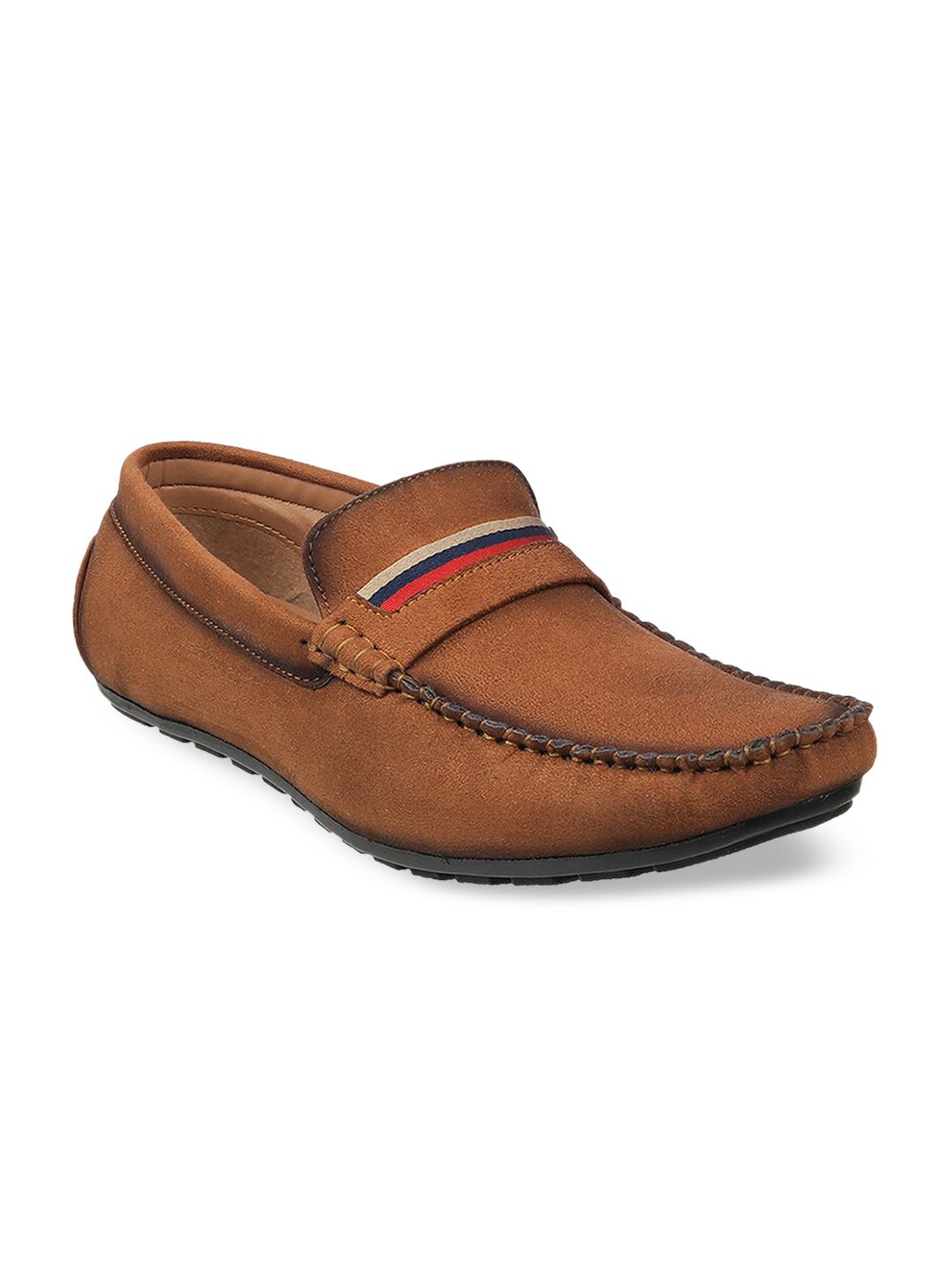 WALKWAY by Metro Men Tan Suede Loafers