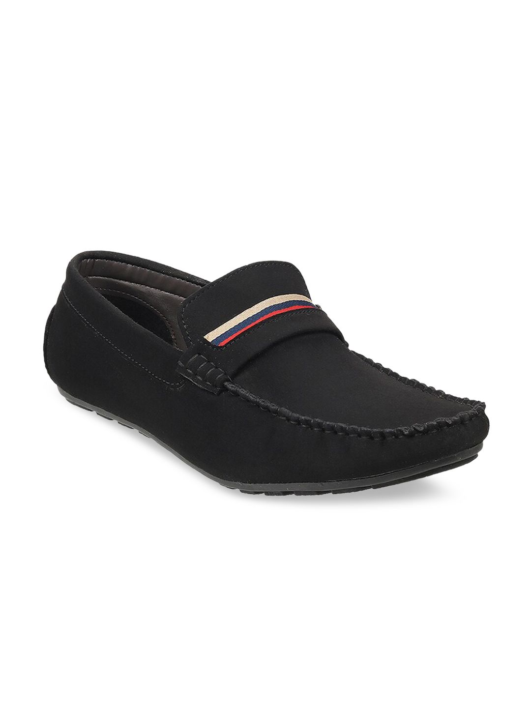 WALKWAY by Metro Men Black Suede Loafers