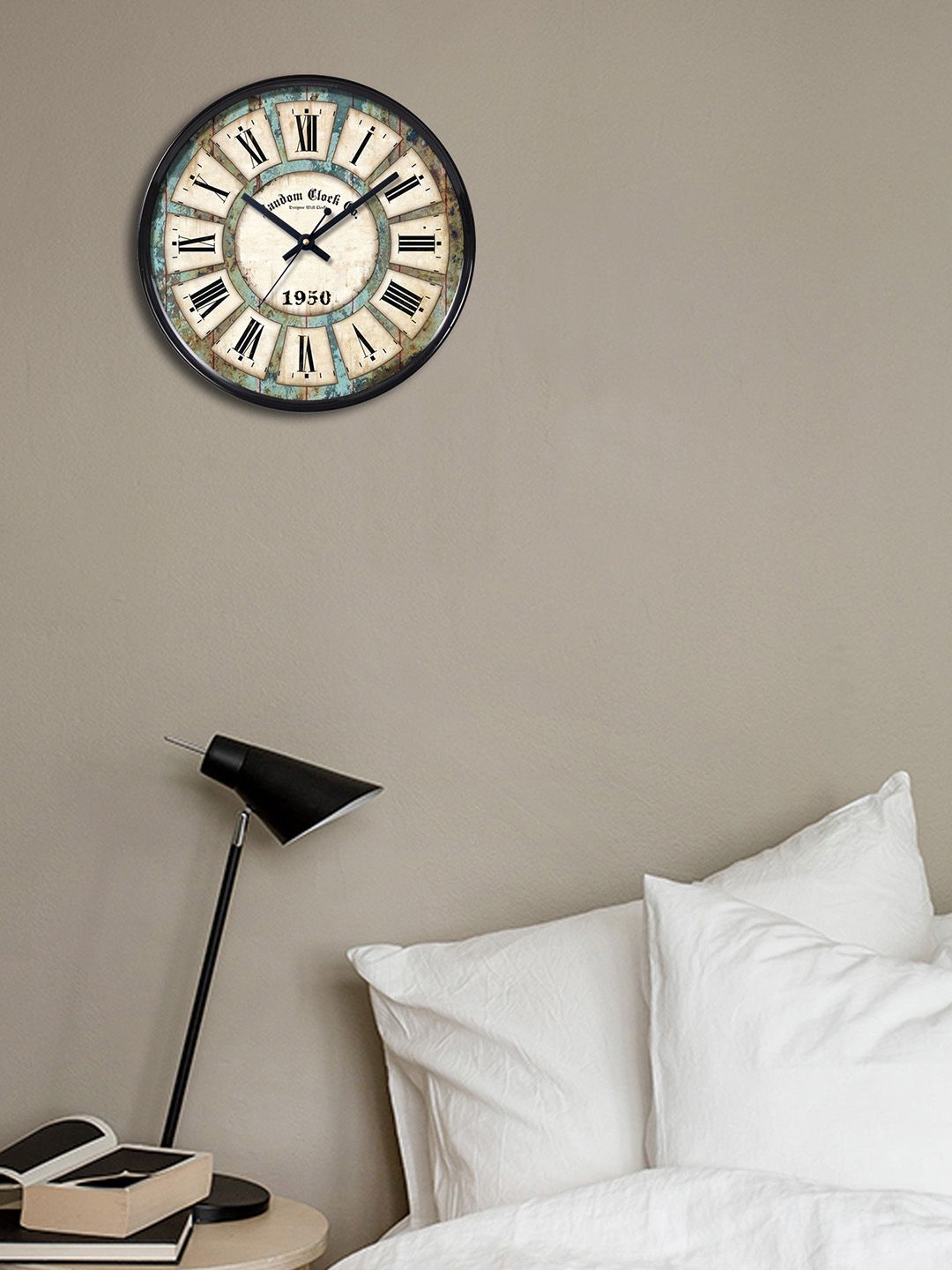 RANDOM Cream-Coloured Dial Analogue Wall Clock Price in India