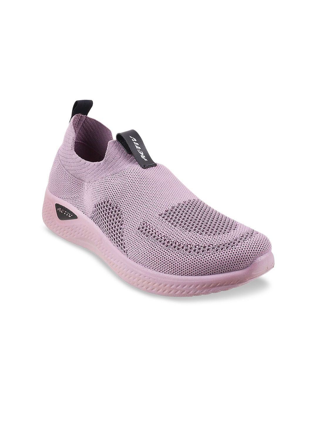 WALKWAY by Metro Women Purple Perforations Slip-On Sneakers Price in India