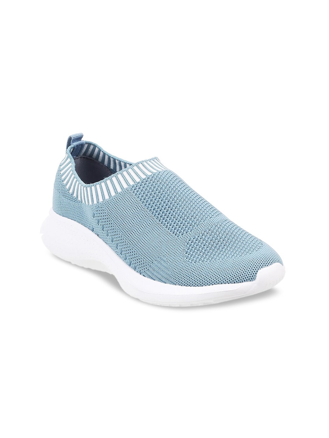 ACTIV Women Blue Printed Slip-On Sneakers Price in India