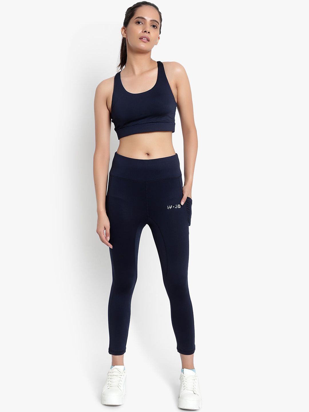 Wearjukebox Women Navy Blue Tracksuits Price in India