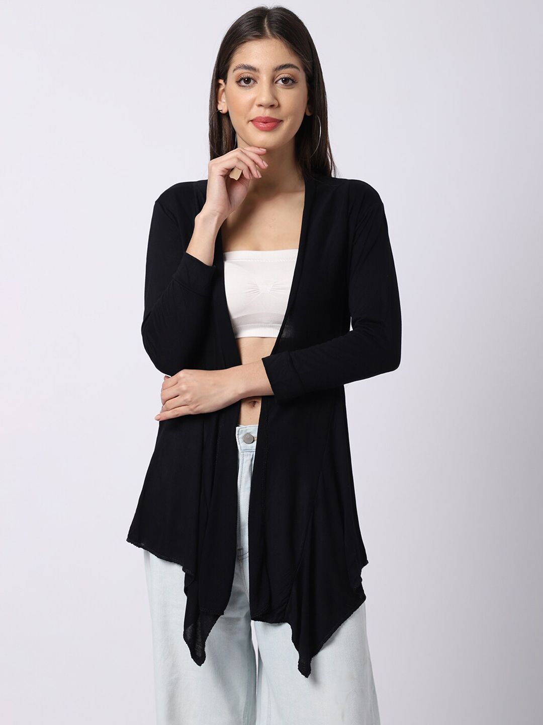 UnaOne Women Black Shrug Price in India