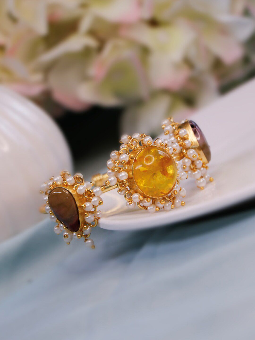 Ishhaara Women Yellow Bracelet Price in India