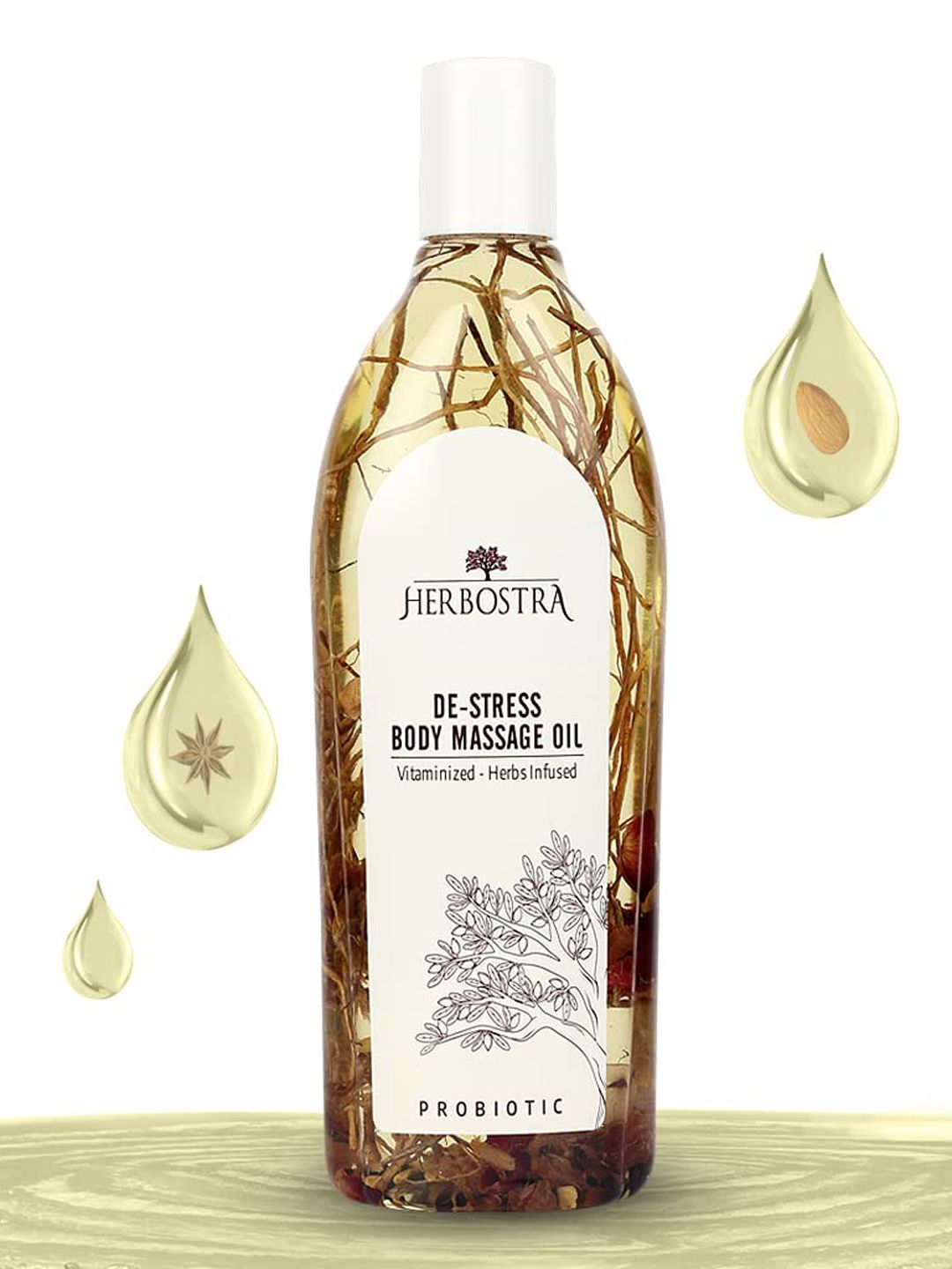Herbostra Yellow Body Massage Oil Price in India