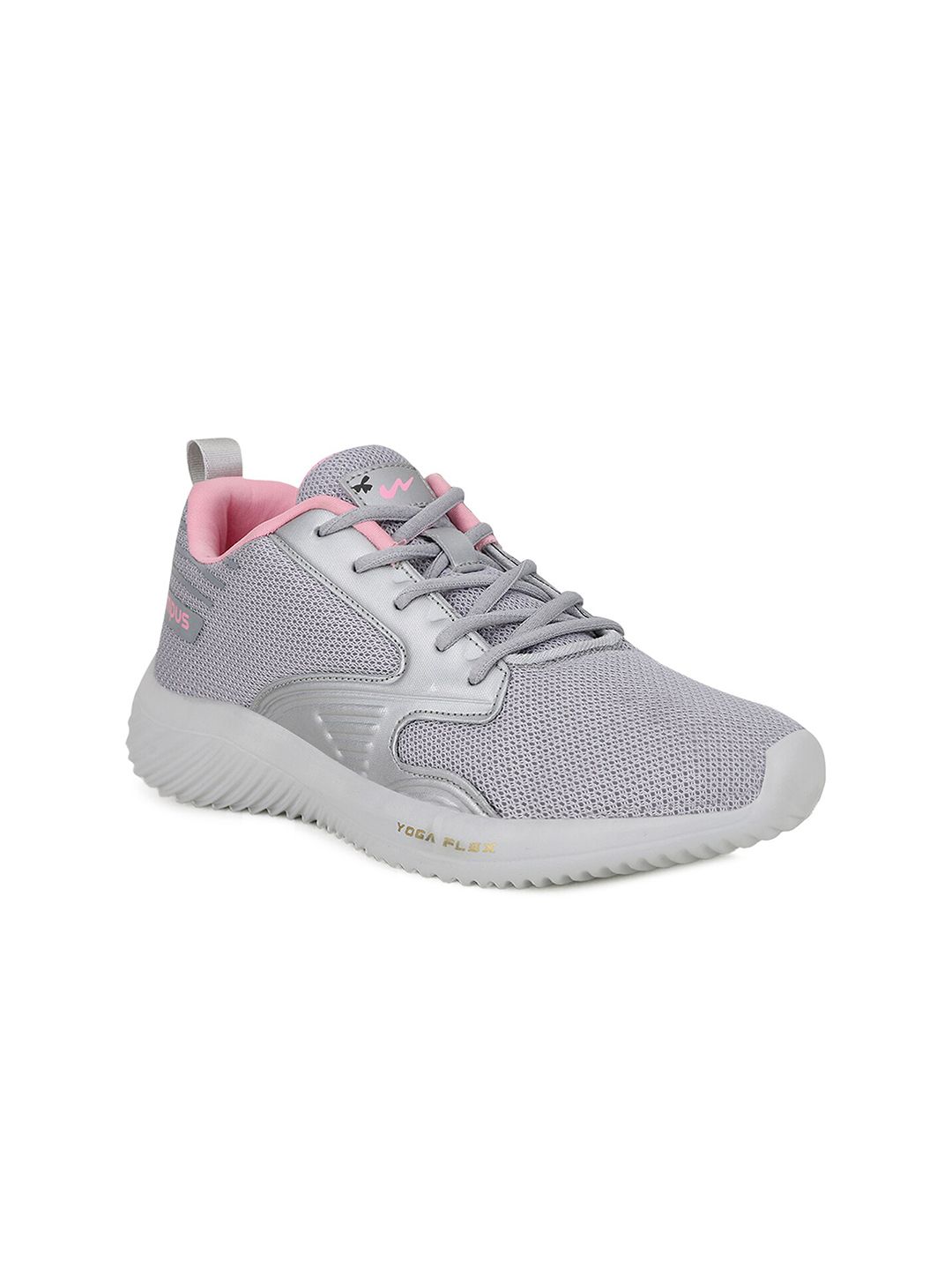 Campus Women Grey Mesh Running Shoes Price in India