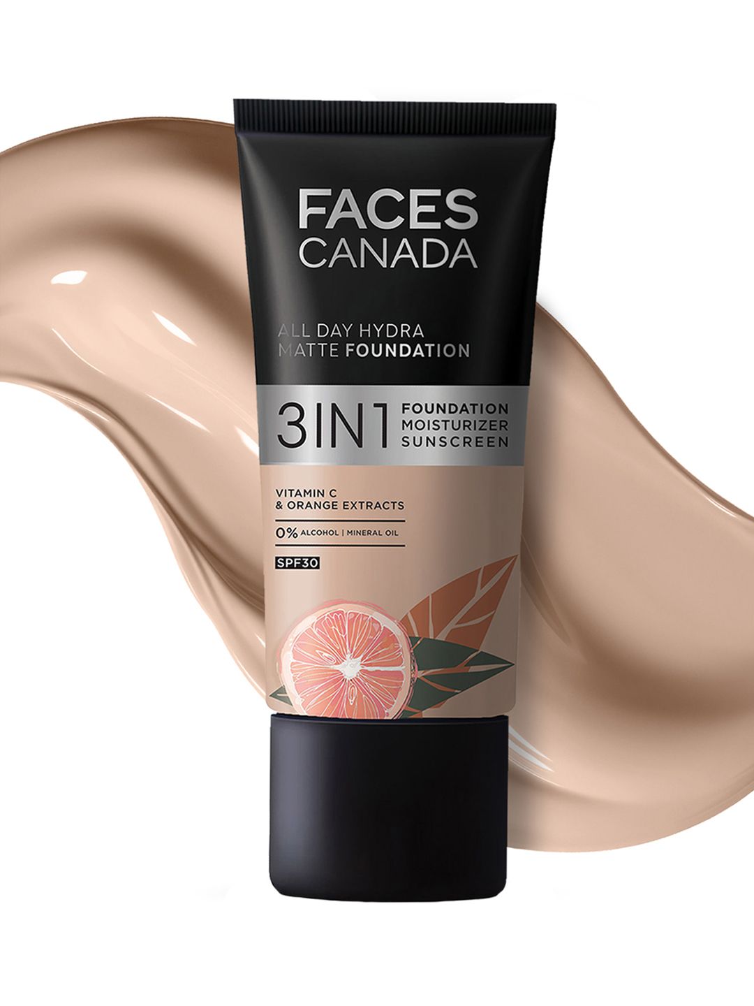 FACES CANADA 3-in-1 All Day Hydra Matte SPF30 Foundation 25ml - Rich Ivory 013