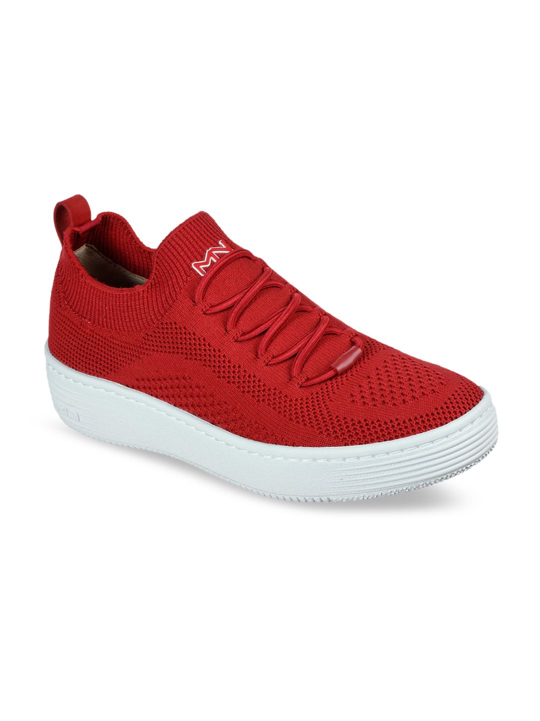 Skechers Women Red Printed Slip-On Sneaker Price in India