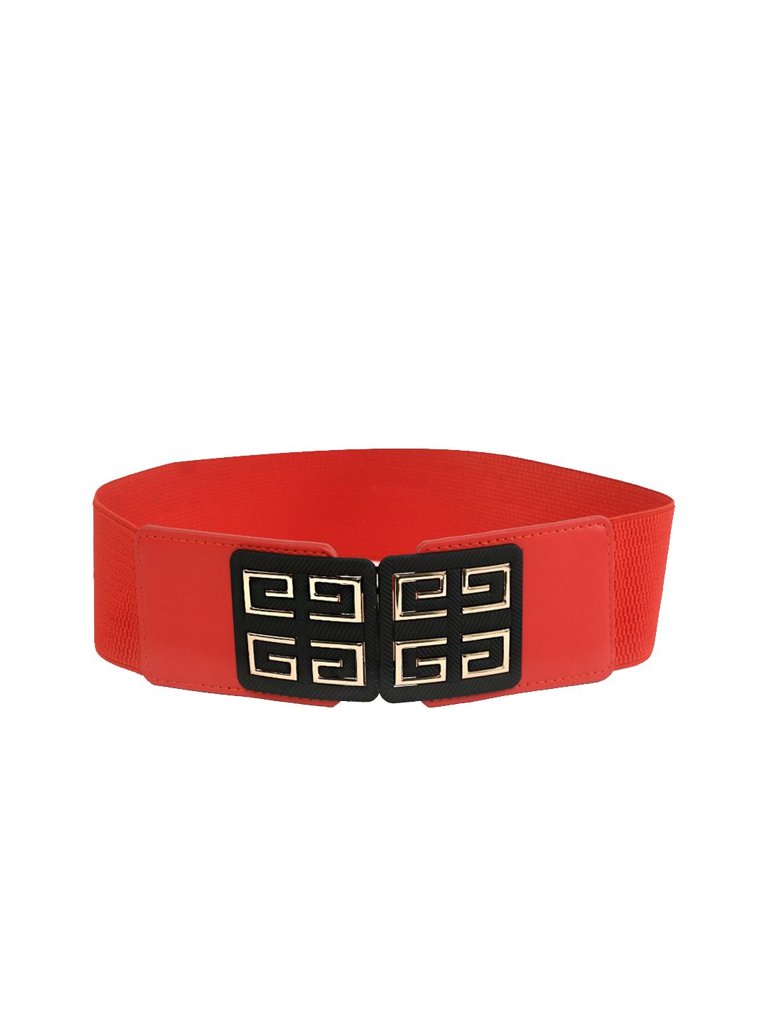 Kastner Women Red Stretchable Canvas Belt Price in India