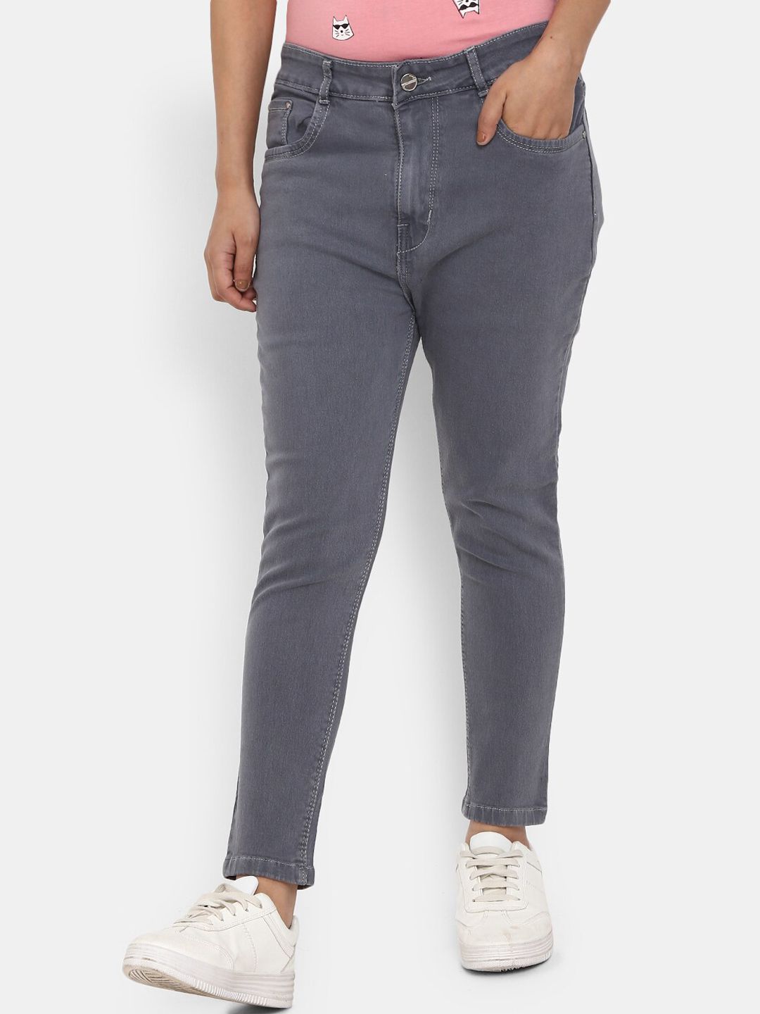 V-Mart Women Grey Jeans Price in India