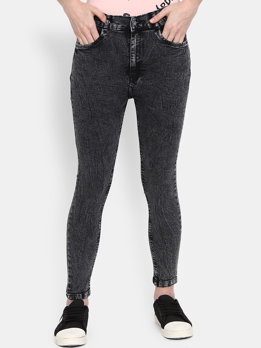 V-Mart Women Grey Jeans Price in India