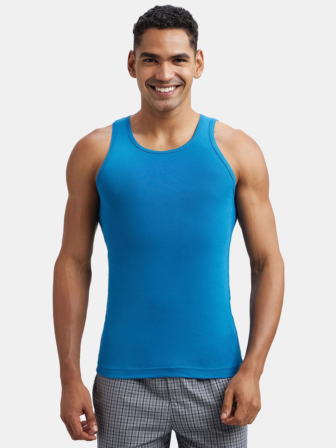 Jockey Combed Cotton Rib Round Neck Sleeveless Vest-FP04