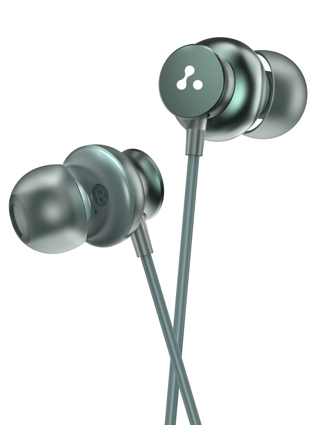 Ambrane Stringz 38 Wired Earphones with Mic & Powerful HD Sound with High Bass - Green Price in India