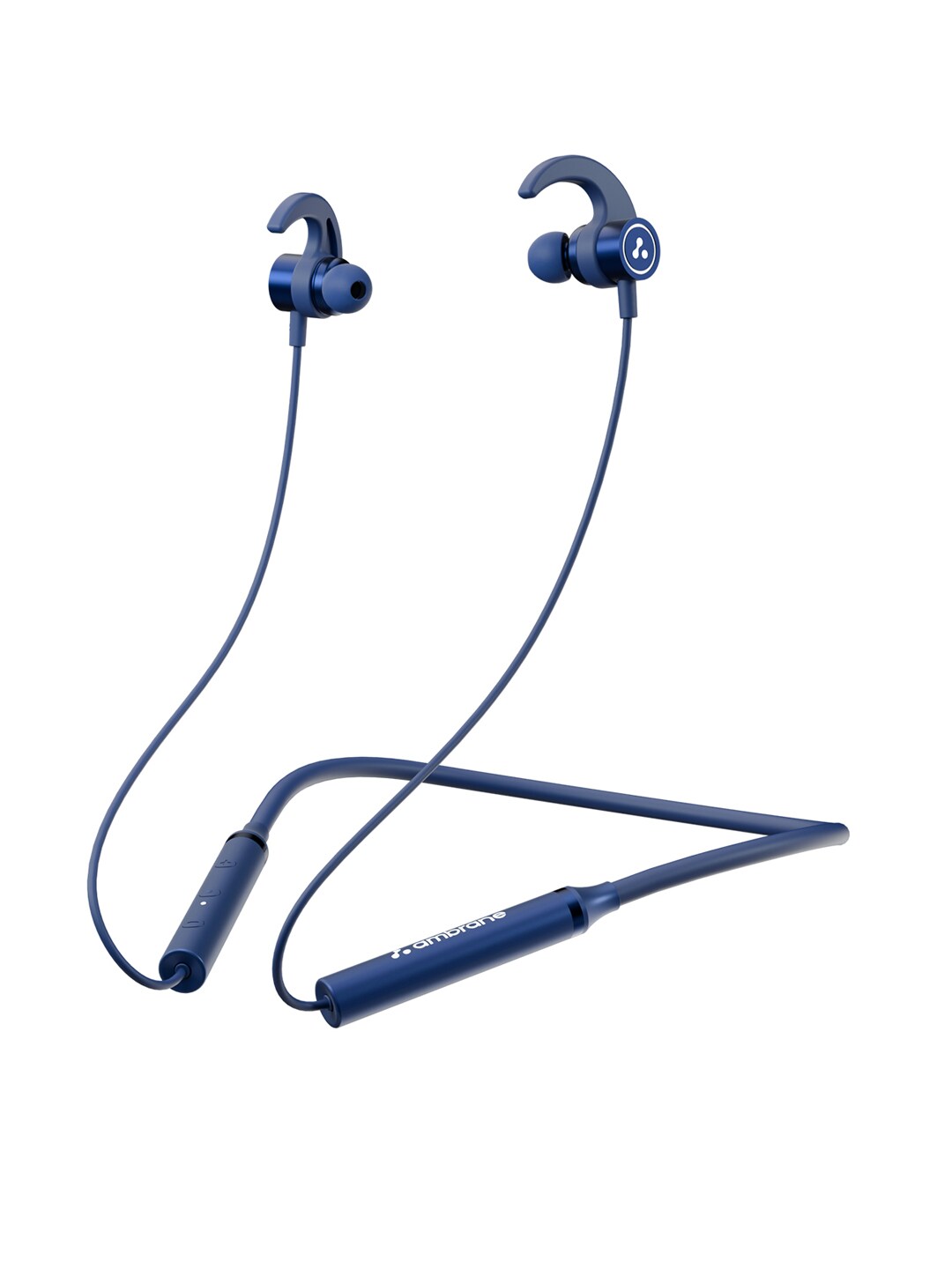 Ambrane BassBand Active Wireless Earphones with 9 Hrs Playtime & IPX4 Splash Proof - Blue Price in India