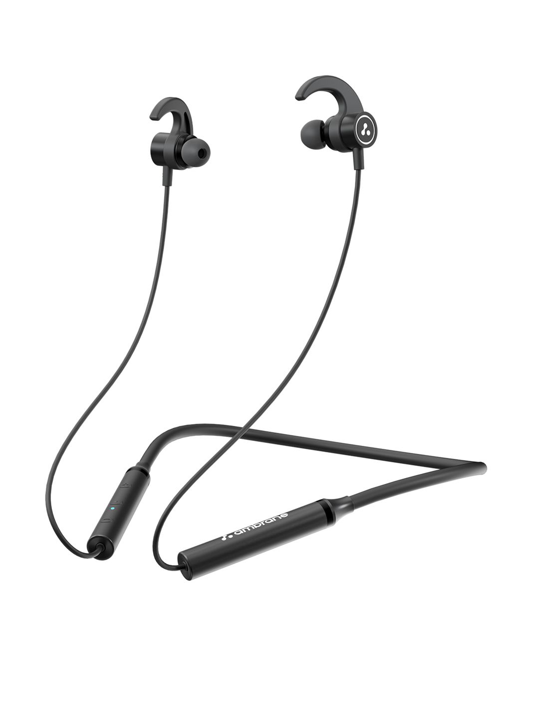Ambrane BassBand Active Wireless Earphones with 9 Hrs Playtime & IPX4 Splash Proof - Black Price in India