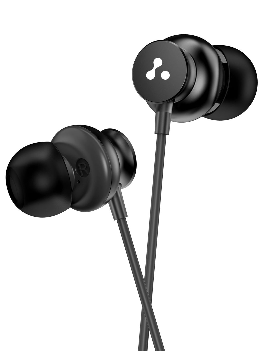 Ambrane Stringz 38 Wired Earphones with Mic & Powerful HD Sound with High Bass - Black Price in India