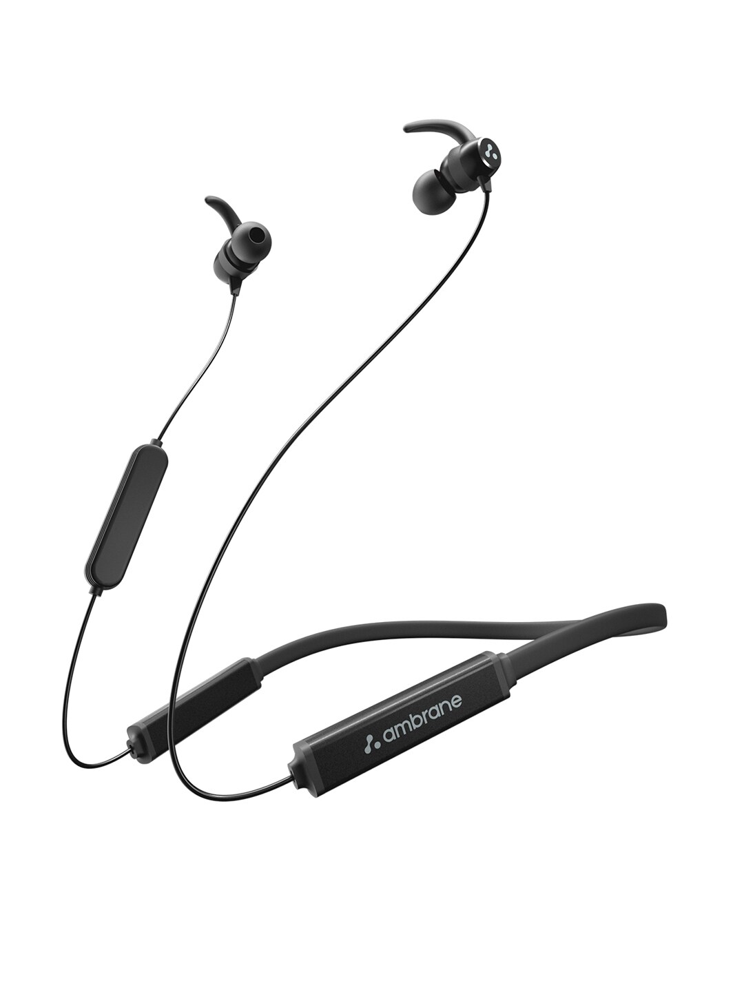 Ambrane BassBand Hyper Wireless Earphones  with 27Hrs Playtime - Black Price in India