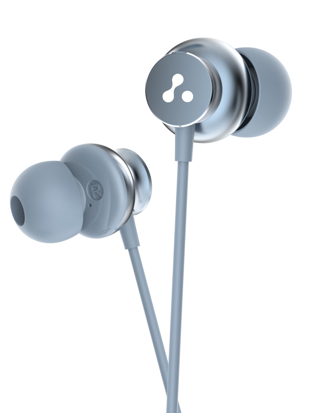 Ambrane Stringz 38 Wired Earphones with Mic & Powerful HD Sound with High Bass - Grey Price in India