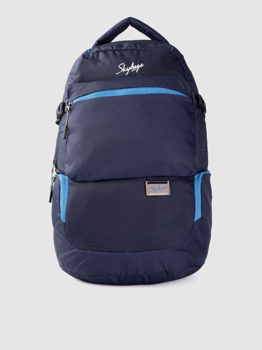 Skybags Unisex Navy Blue Solid Backpack Price in India