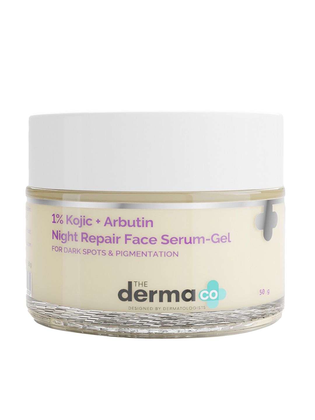 The Derma co. 1% Kojic + Arbutin Night Repair Face Serum - Gel for Dark Spots - 50 g