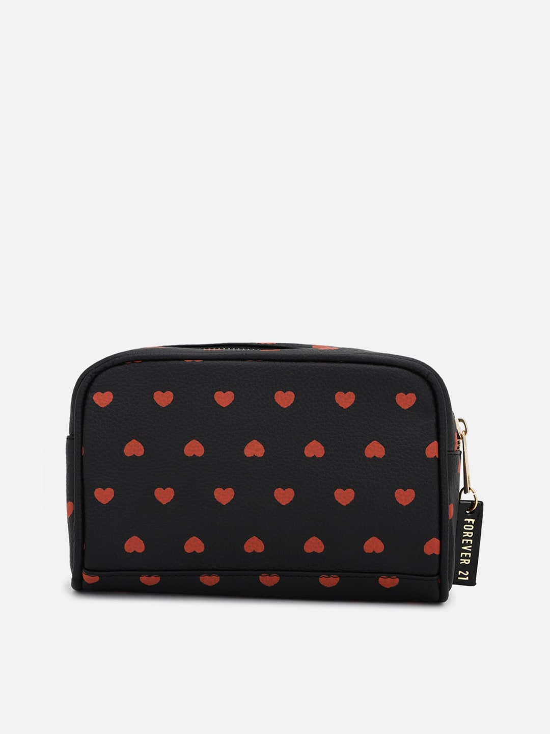 FOREVER 21 Black Animal PU Swagger Sling Bag with Cut Work Price in India