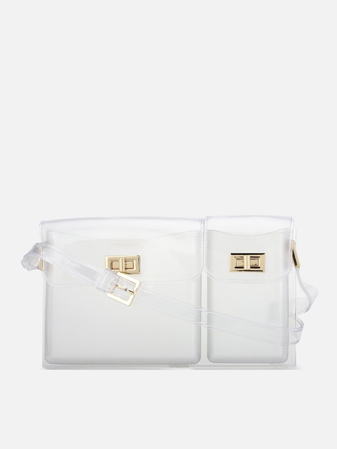 FOREVER 21 White PU Oversized Swagger Satchel with Bow Detail Price in India
