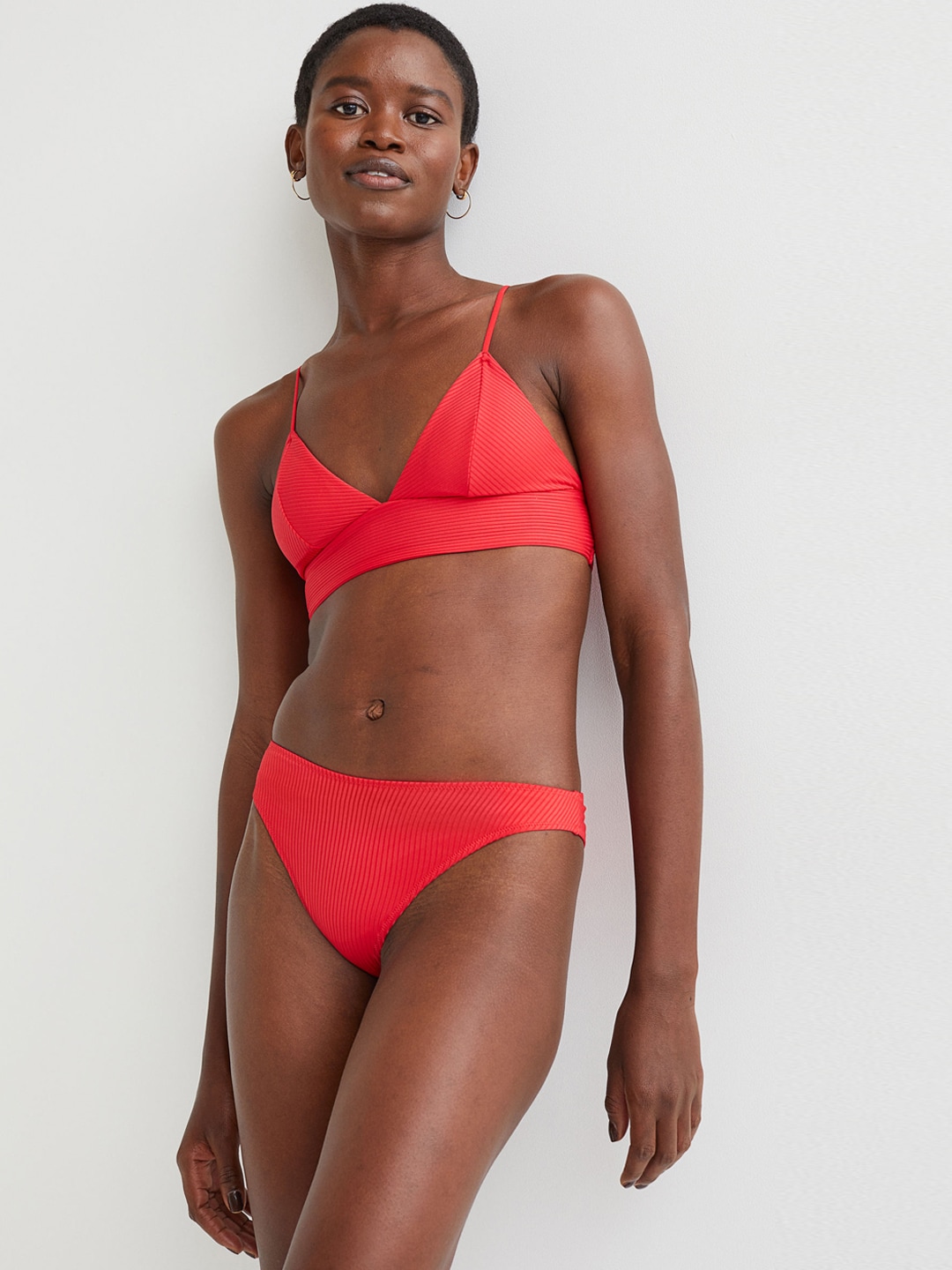 H&M Women Red Brazilian Bikini Bottoms Price in India