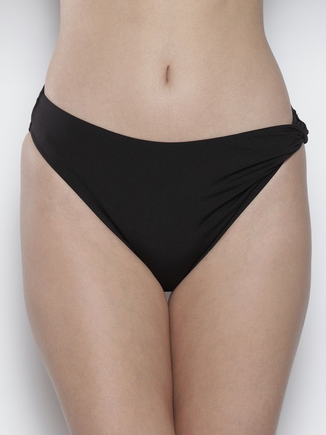 DeFacto Women Black Swim Bikini Briefs-X1101AZ Price in India