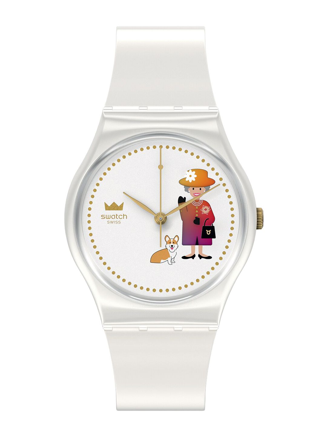 Swatch Unisex Skeleton Dial & Straps Analogue Watch GZ711 Price in India