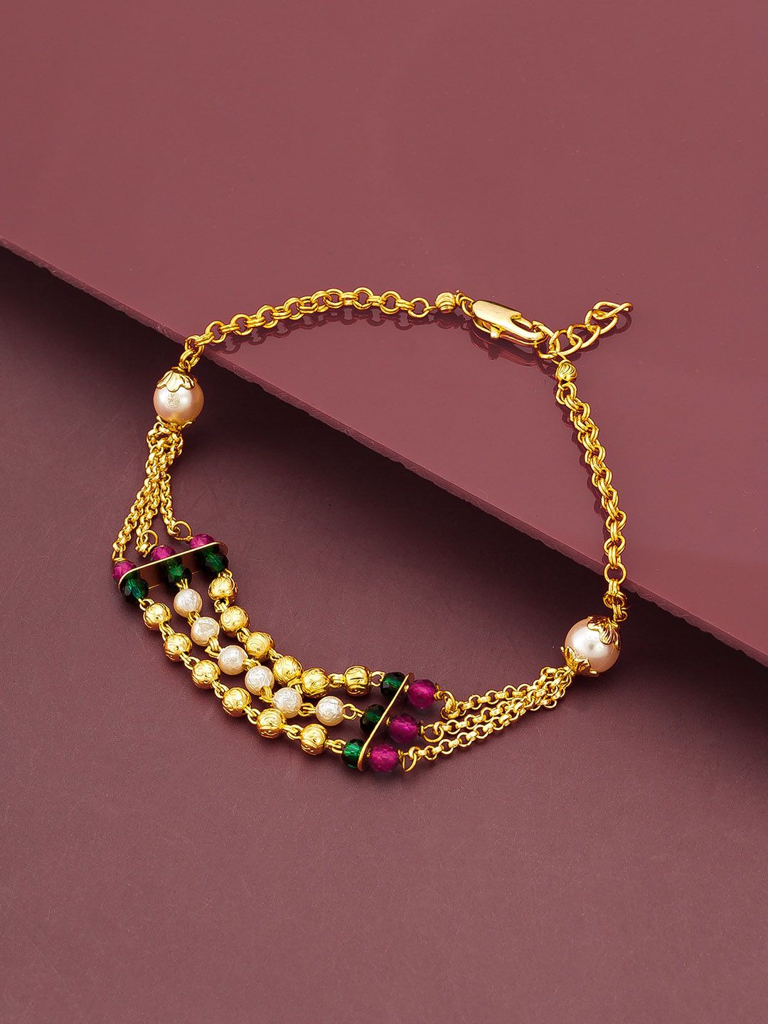 aadita Women Gold Bracelet Price in India