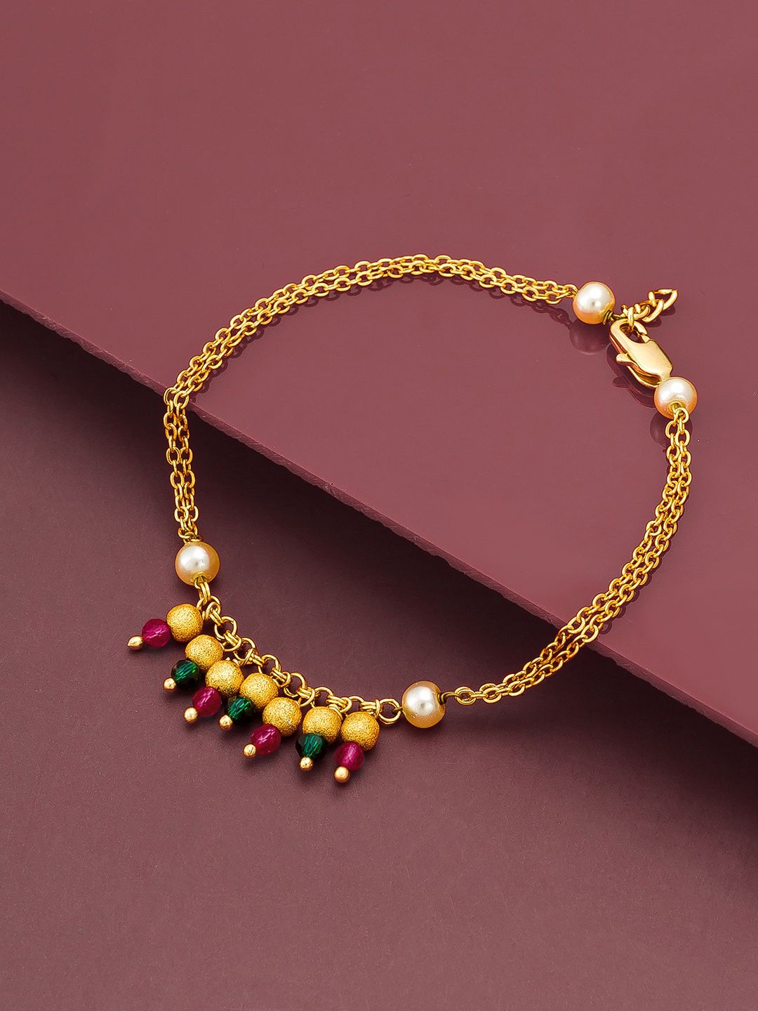 aadita Women Gold Bracelet Price in India