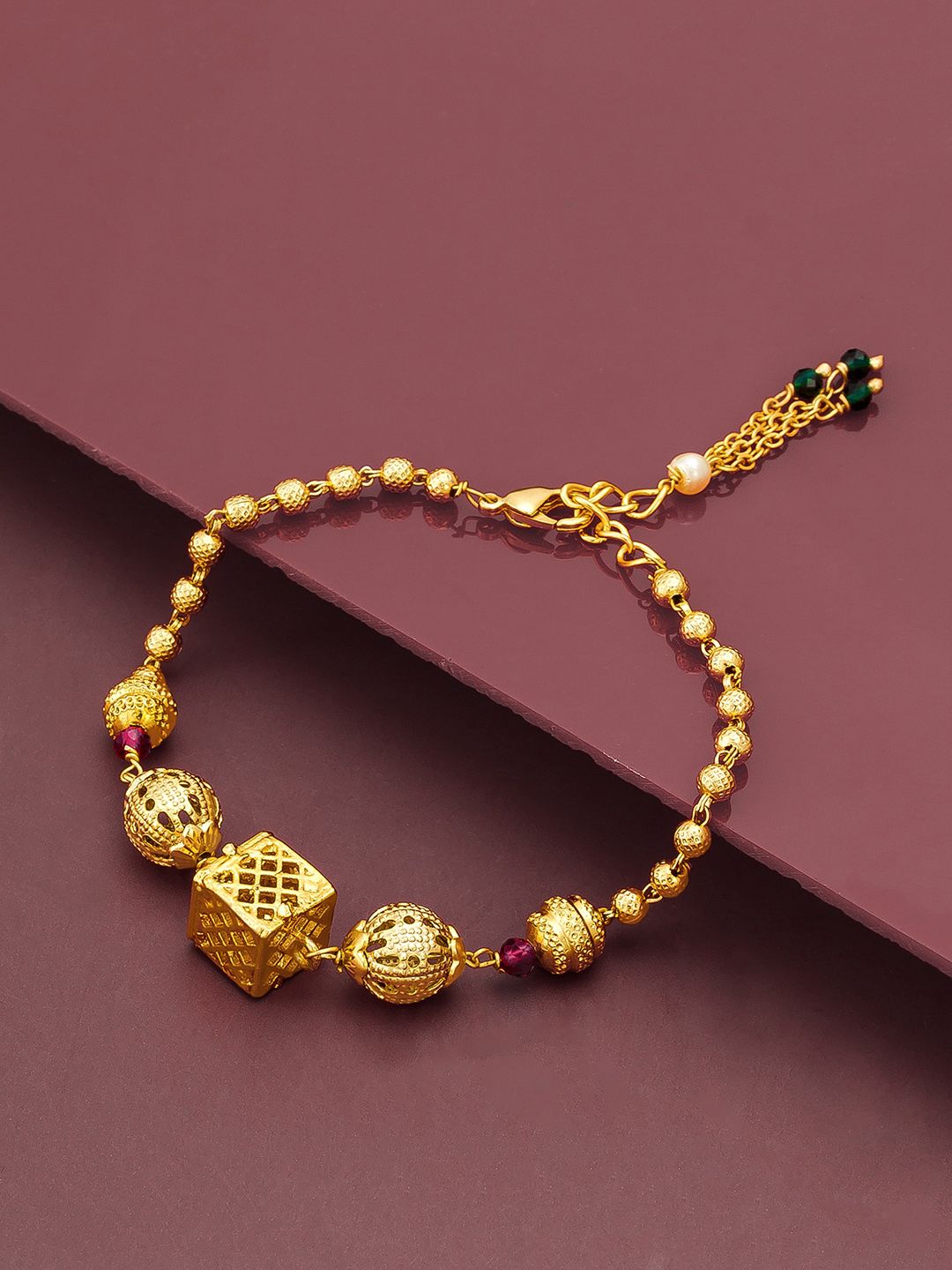 aadita Women Gold Bracelet Price in India