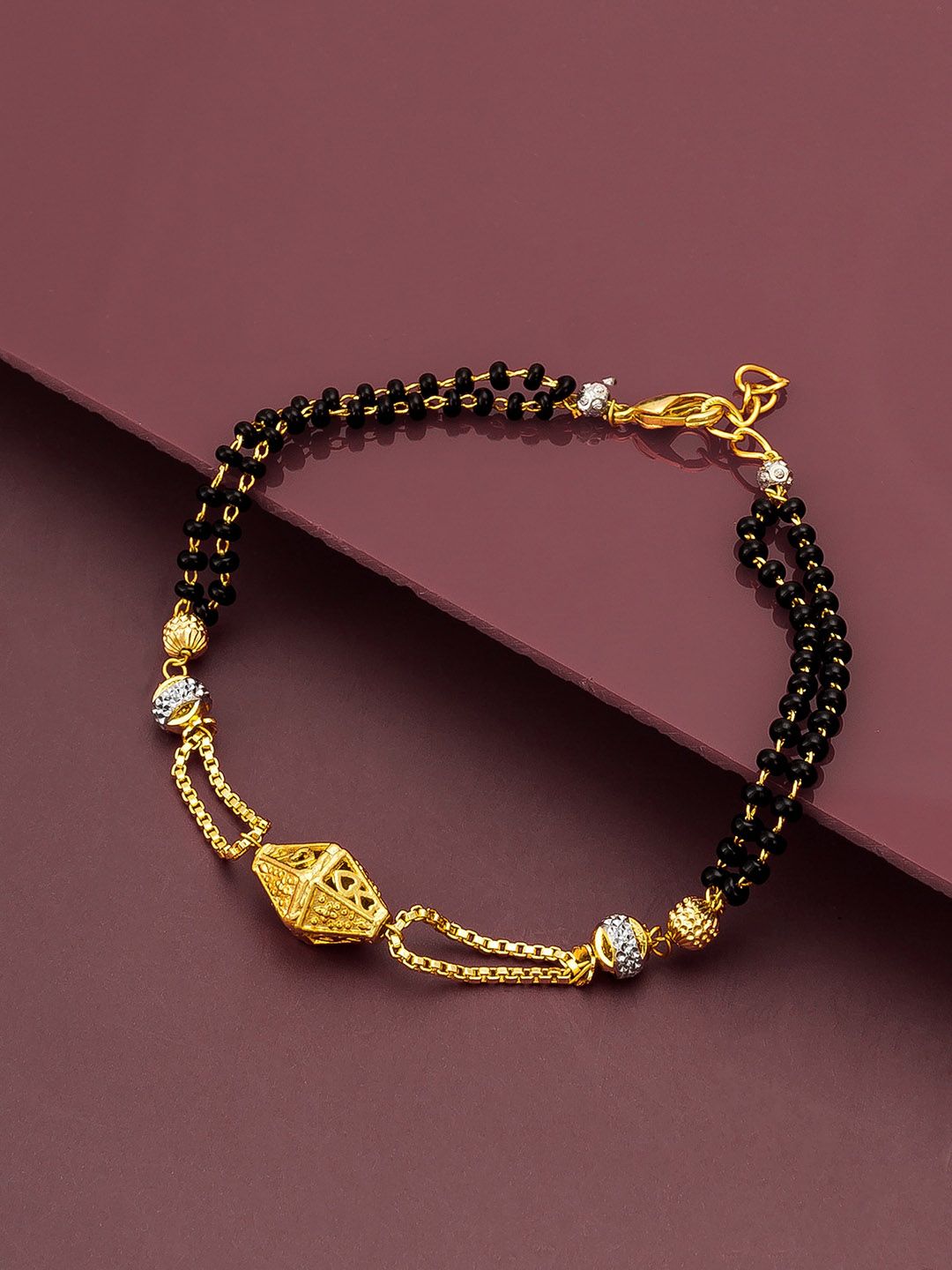 aadita Women Gold Bracelet Price in India