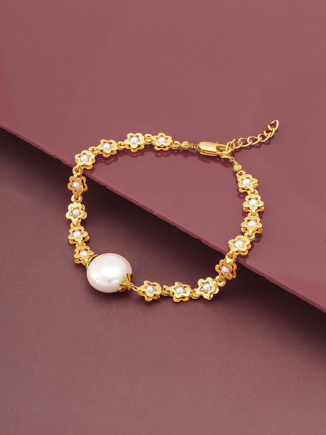 aadita Women Gold Bracelet Price in India