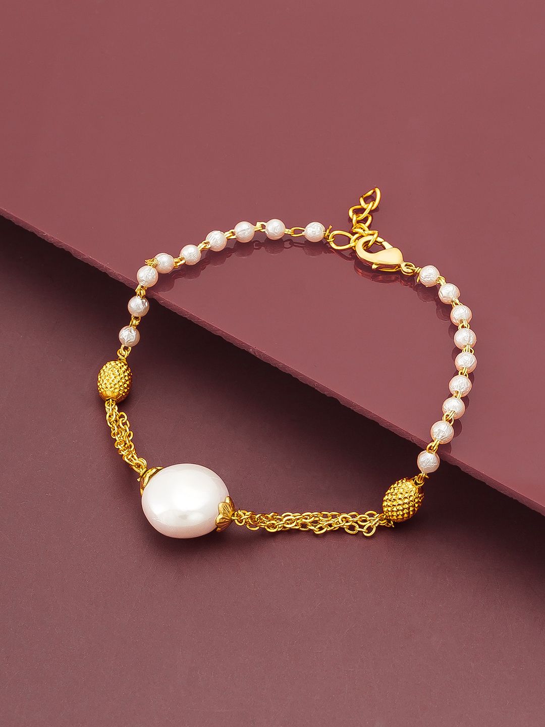 aadita Women Gold Bracelet Price in India