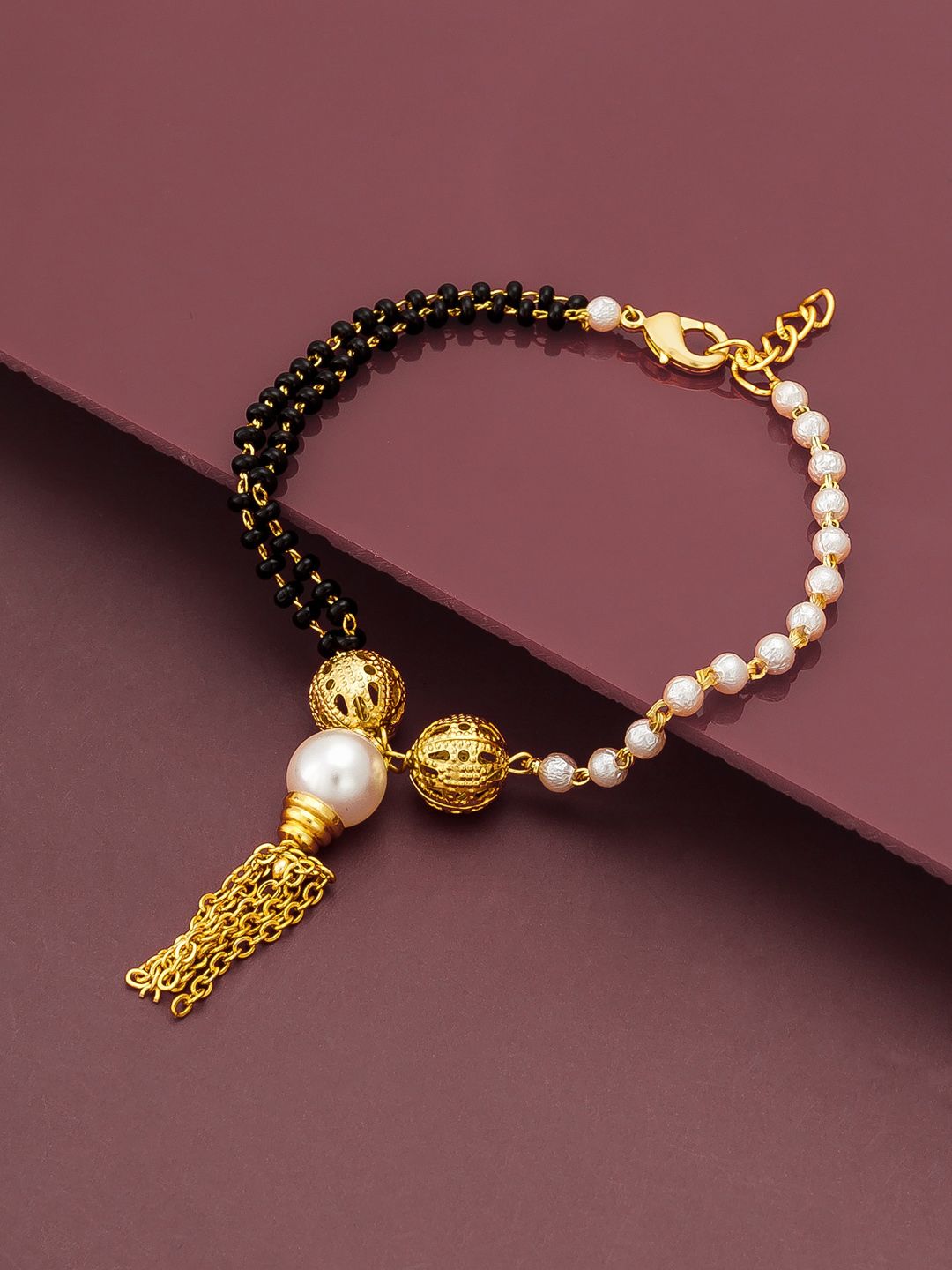 aadita Women Gold Bracelet Price in India