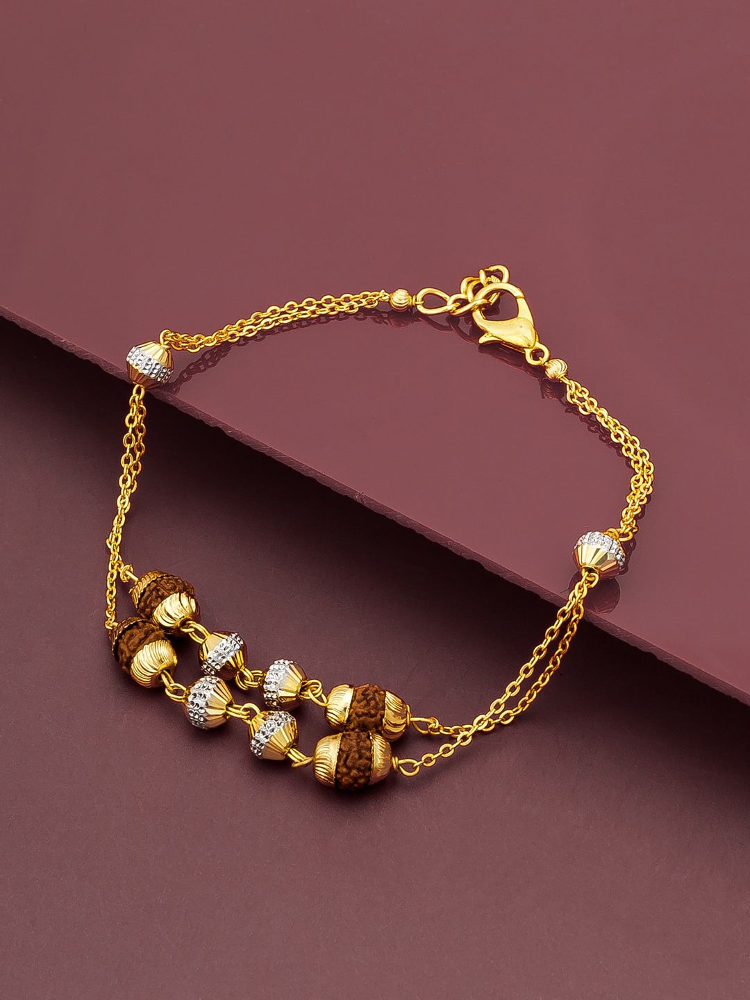 aadita Women Gold Bracelet Price in India