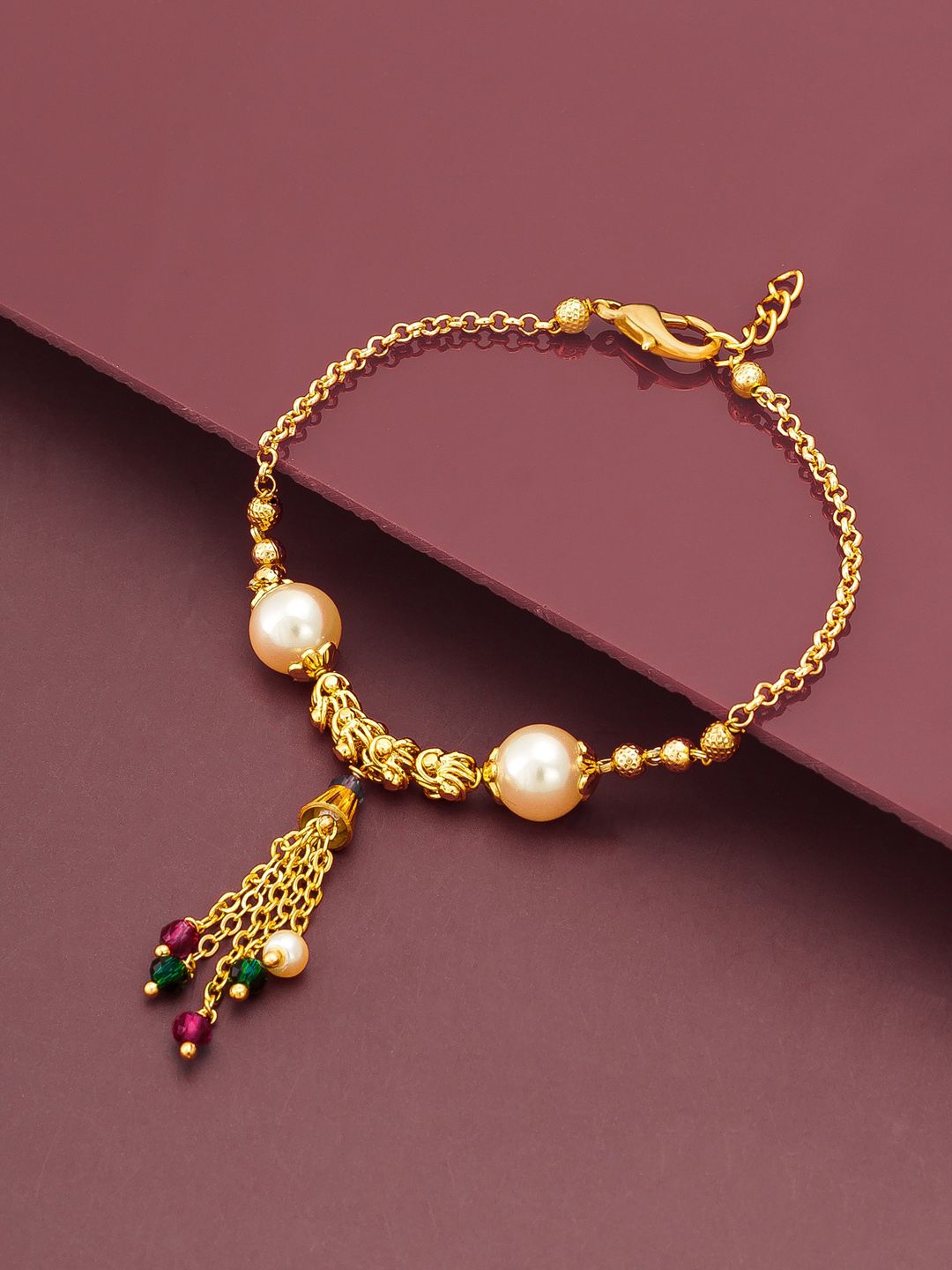 aadita Women Gold Bracelet Price in India