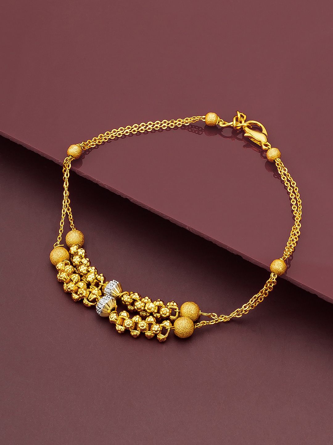 aadita Women Gold Bracelet Price in India