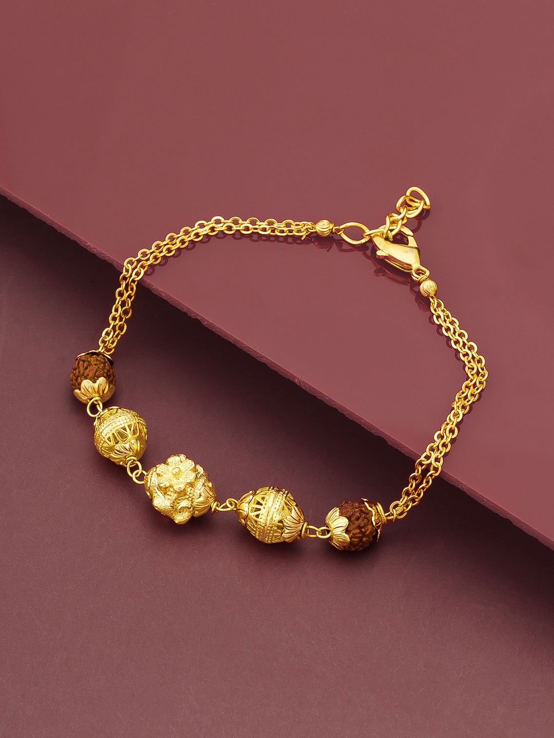 aadita Women Gold Bracelet Price in India