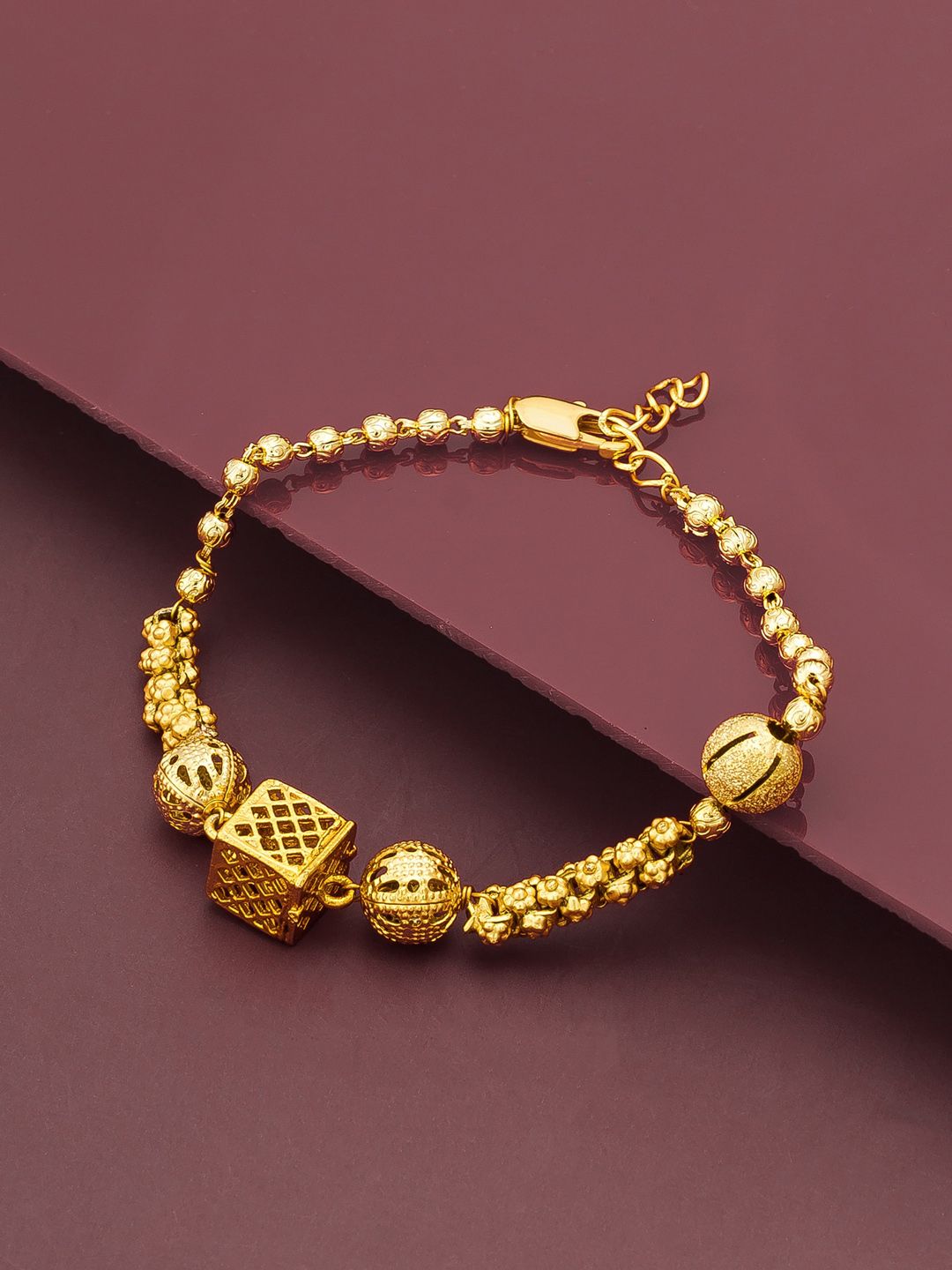 aadita Women Gold Bracelet Price in India