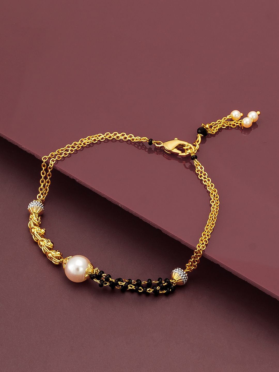 aadita Women Gold Bracelet Price in India