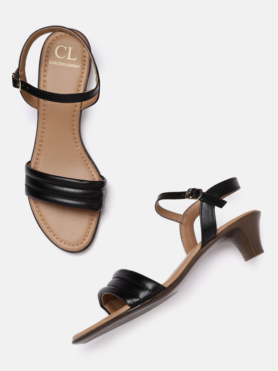 Carlton London Women Black Solid Block Heels Price in India
