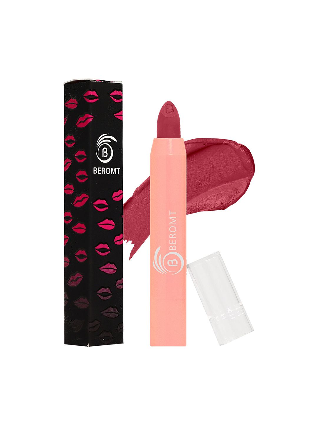 BEROMT Smudge Proof Perfect Pout Long-Lasting Matte Lip Crayon - Casual Trip BLC15 Price in India