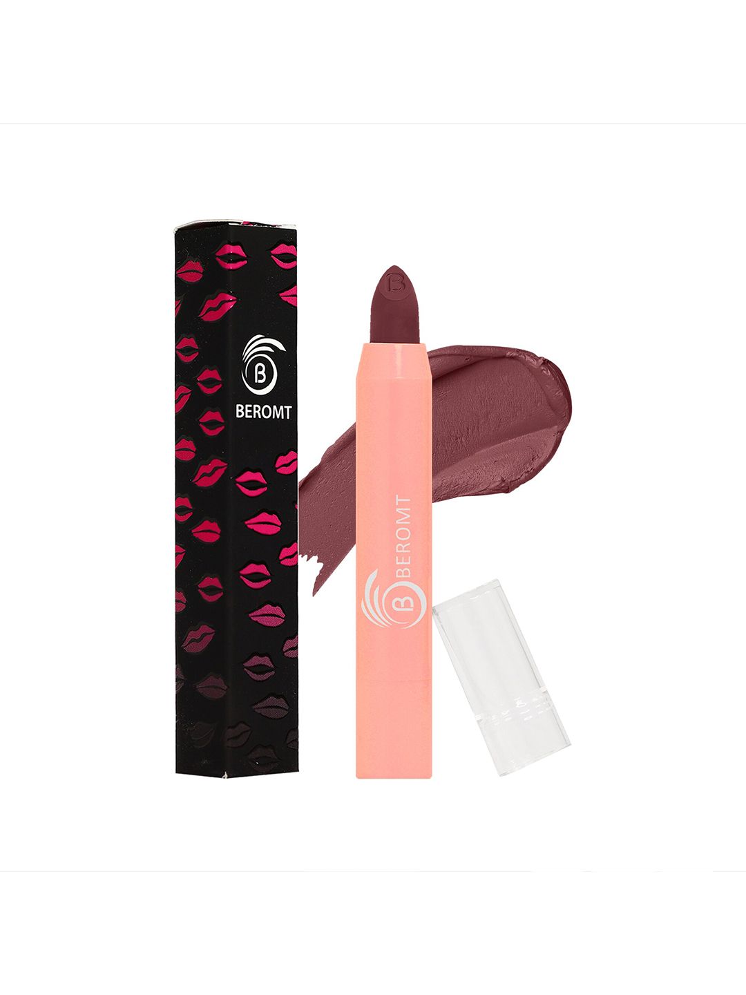 BEROMT Smudge Proof Perfect Pout Long-Lasting Matte Lip Crayon - Soft & Sultry BLC04 Price in India